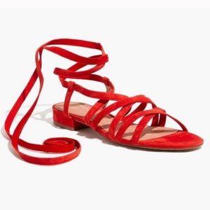 Madewell The Holly Ankle Wrap Around Sandals